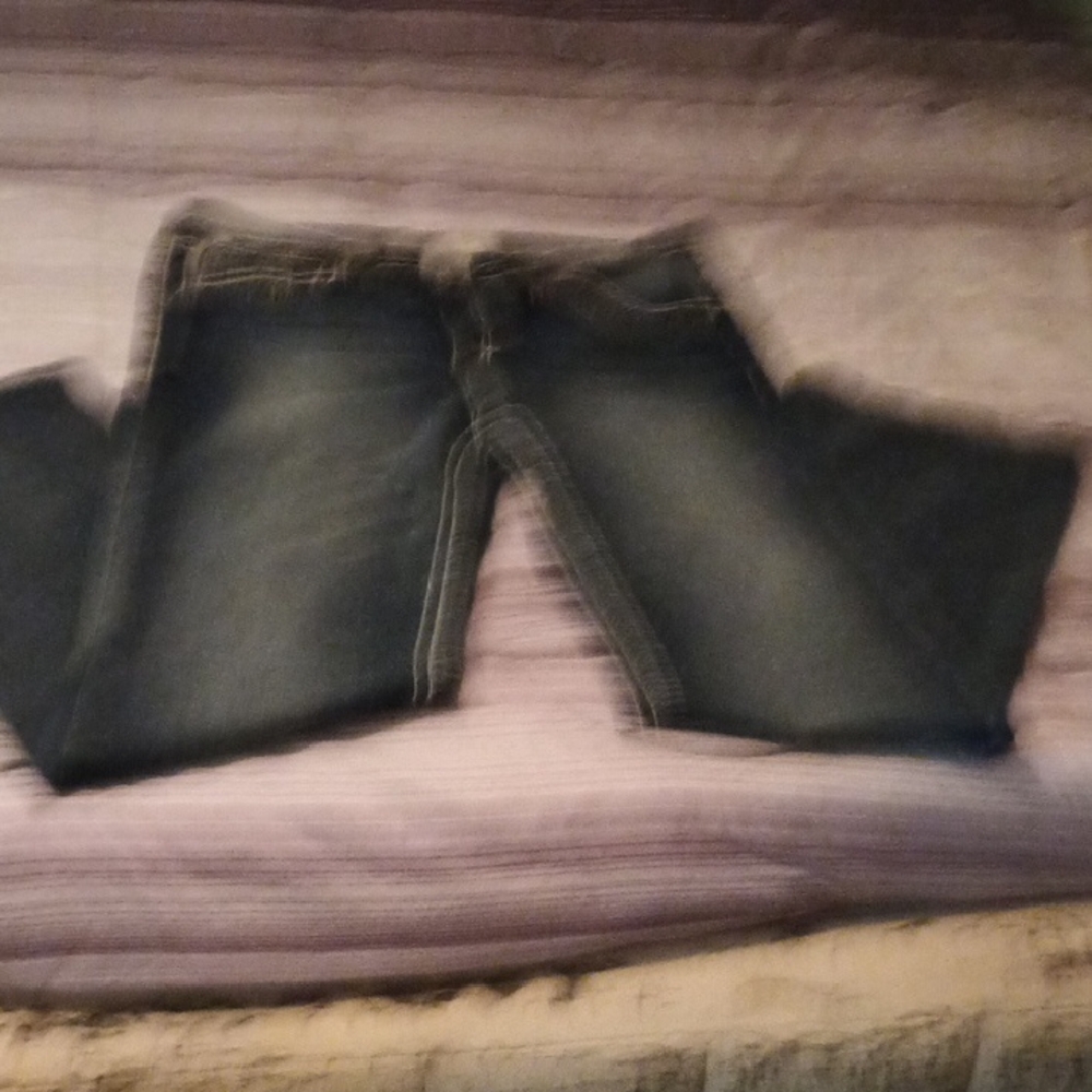 Classic Boot Cut Jeans in Deep Blue